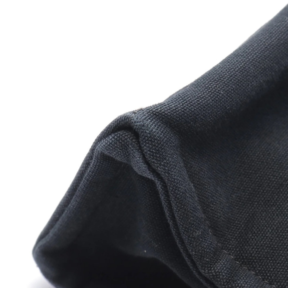 Hermes Fool Toe MM Tote Black Canvass with Silver Hardware. - Picture 5 of 9